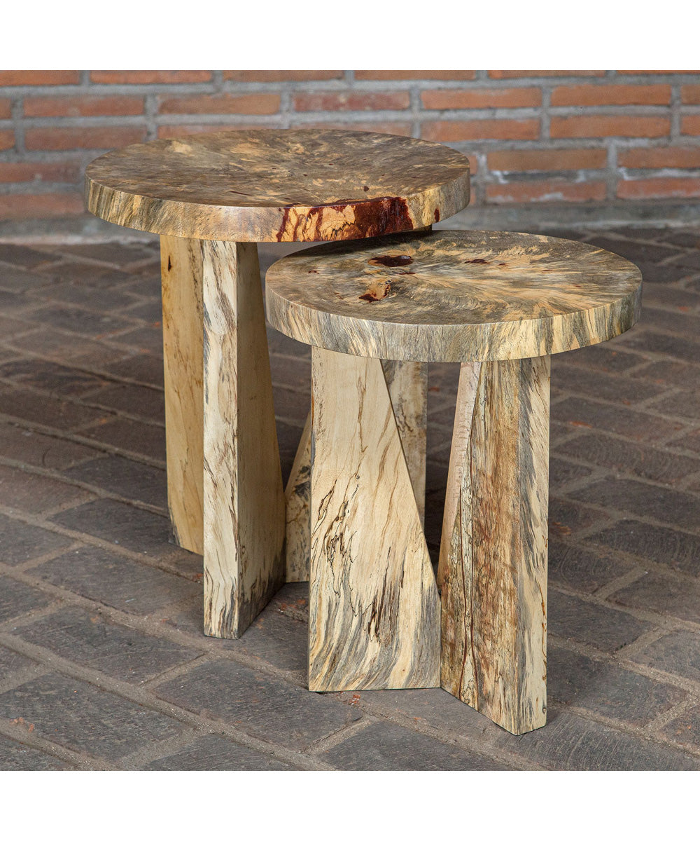 Nadette Natural Nesting Tables, Set of 2