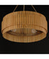 Satori 3-Light Chandelier Natural Aged Brass