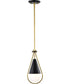 Admiral 1-Light Pendant Matte Black