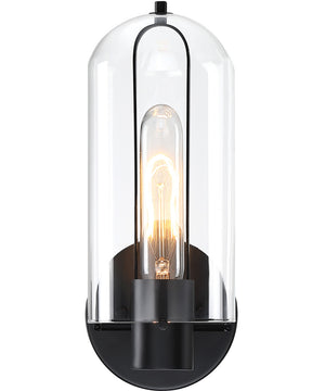 Skylar 1 Light Wall Sconce Matte Black