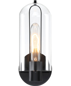 Skylar 1 Light Wall Sconce Matte Black
