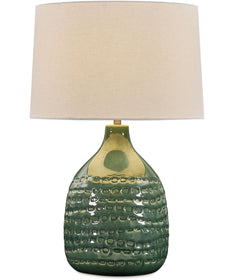 Breya Green Glaze Table Lamp