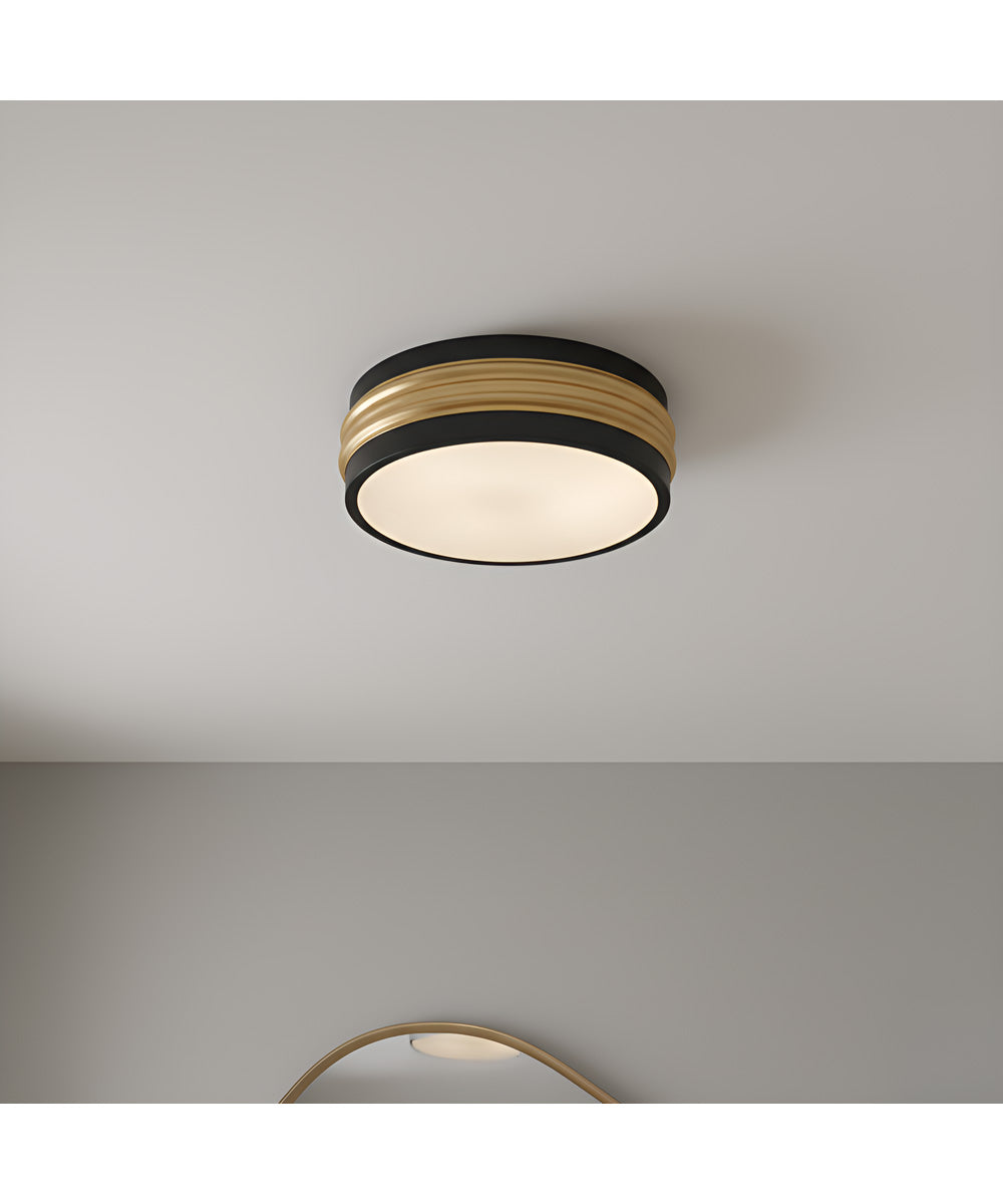 Emmett 3-light Flush Mount Matte Black