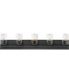 Lateral 5-Light Bath Vanity Black