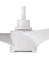 Phoebe 52" 3-Blade Indoor/Outdoor Damp Ceiling Fan Fan White