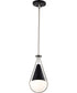 Admiral 1-Light Pendant Matte Black