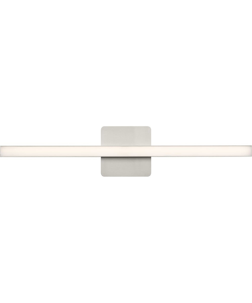 Phase 4 24 in. Medium Modern Integrated 3CCT Integrated LED Linear Vanity Light Brushed Nickel