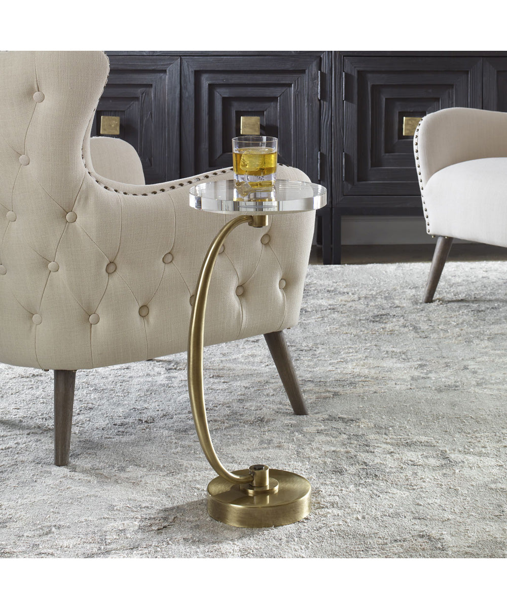 Waveney Brass Drink Table