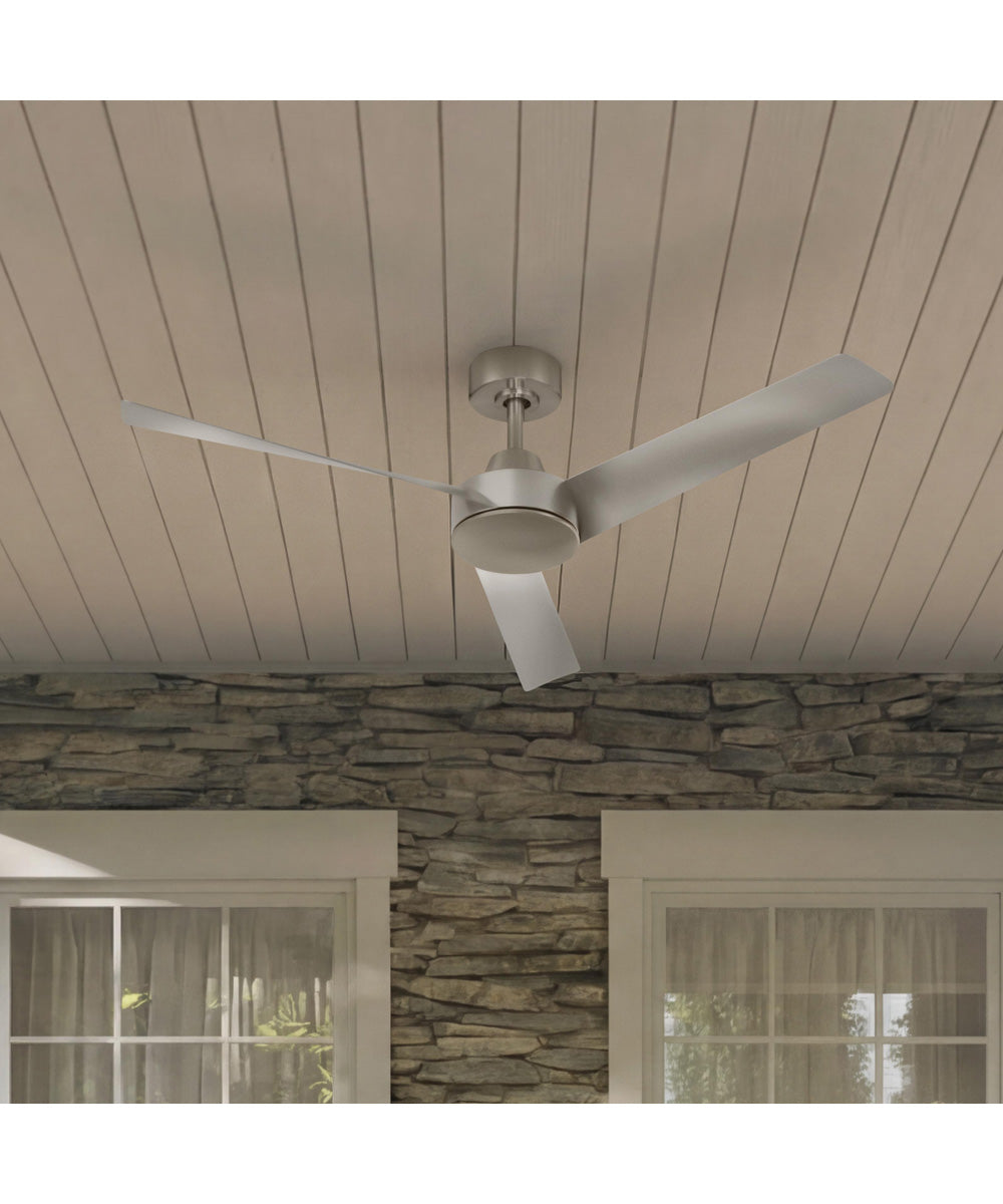 Rizo 52-in. 3-Blade Modern Ceiling Fan Brushed Nickel