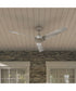 Rizo 52-in. 3-Blade Modern Ceiling Fan Brushed Nickel