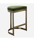 Ivanna Brass Moss Counter Stool