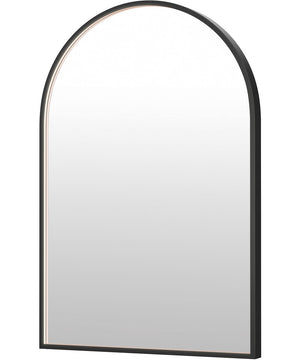 Elisse 24x36 Arch BK LED MIRROR Black