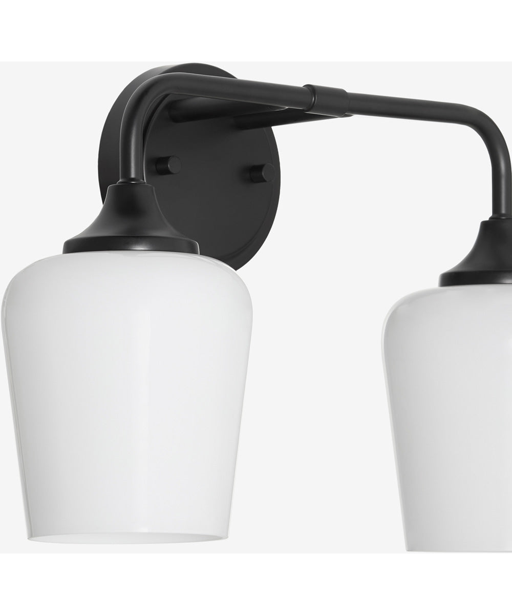 Raymond Wall Mount Light Fixture Matte Black