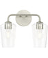 Celino 2-Light Bath & Vanity Brushed Nickel