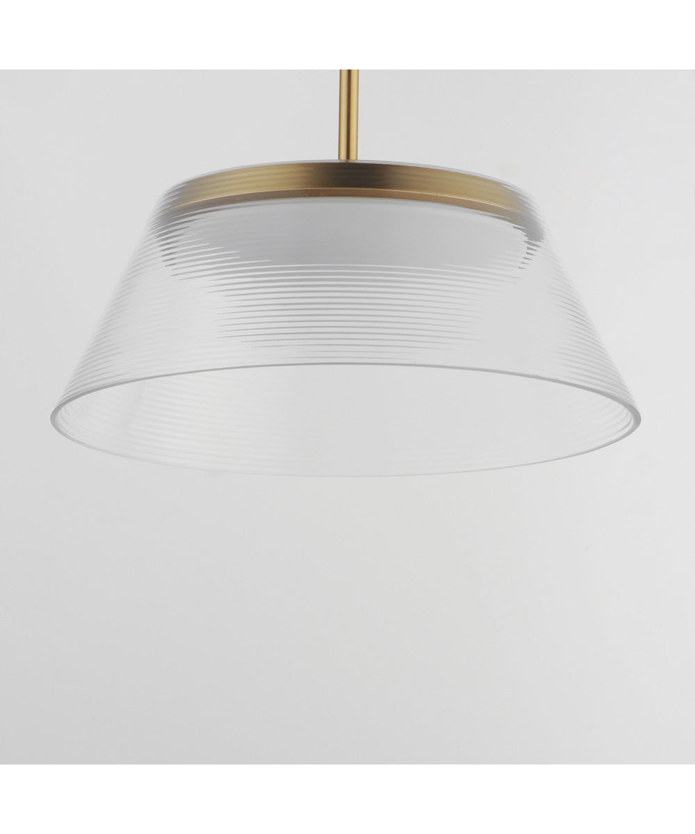 Jensen 18 inch LED Pendant Satin Brass
