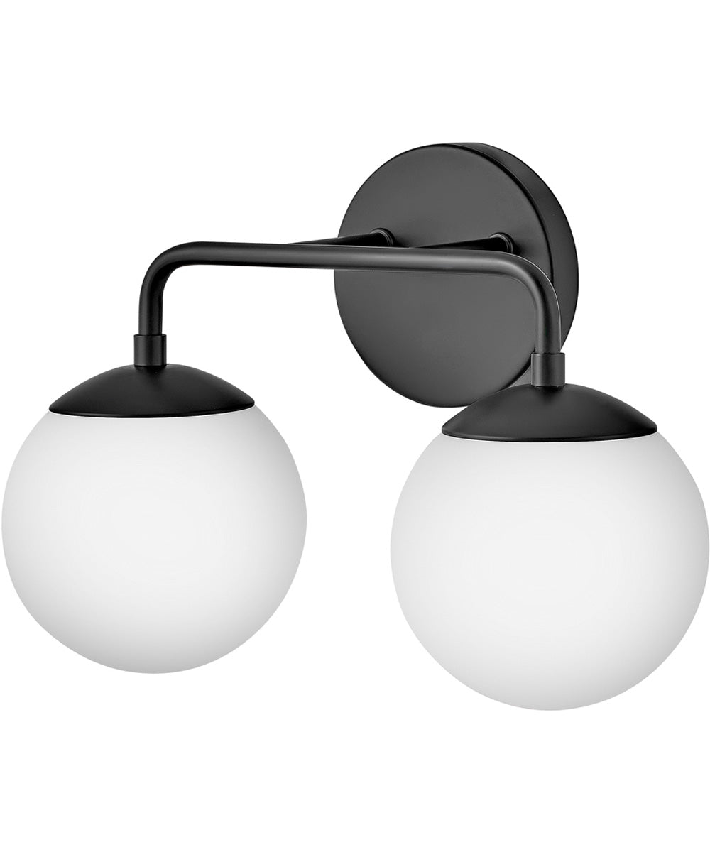 Julep 2-Light Small Two Light Vanity in Black