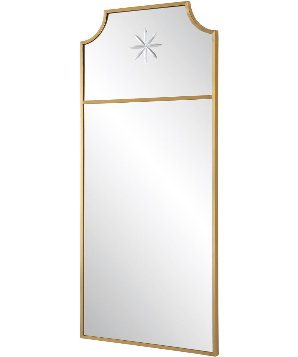 Caddington Tall Brass Mirror