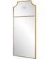 Caddington Tall Brass Mirror