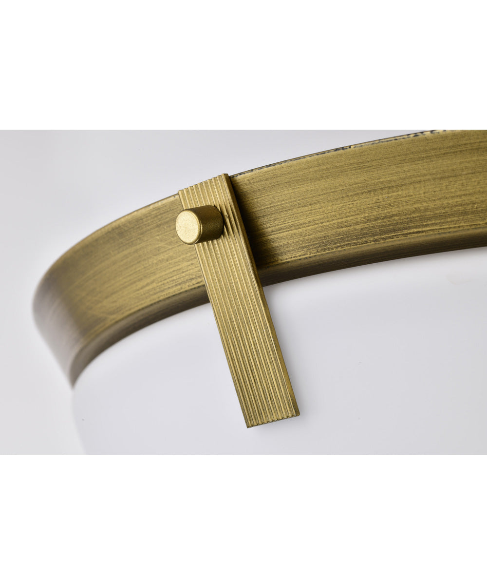 Rowen 4-Light Close-to-Ceiling Natural Brass