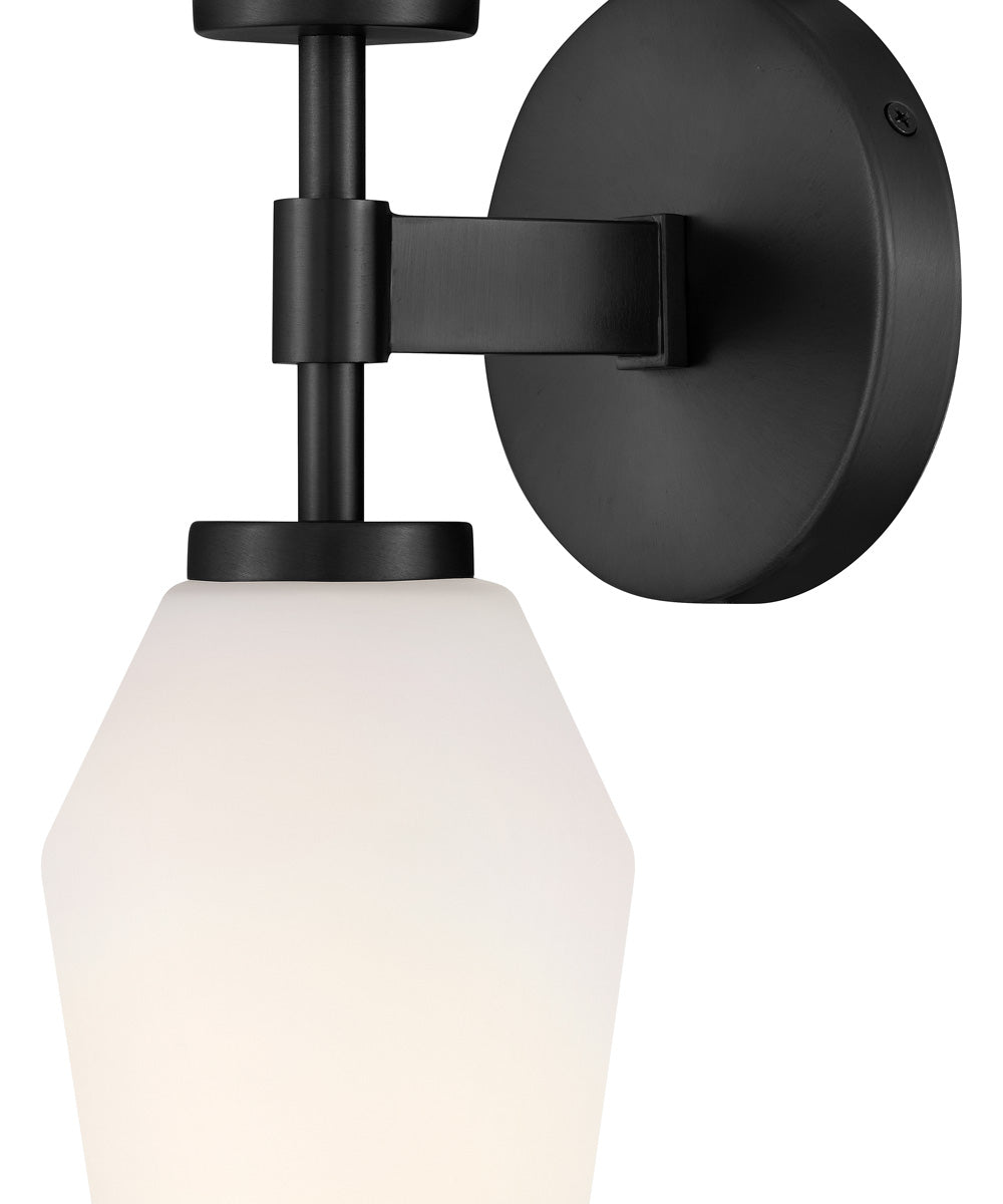 Gio 2-Light Large Two Light Sconce in Black
