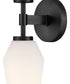 Gio 2-Light Large Two Light Sconce in Black