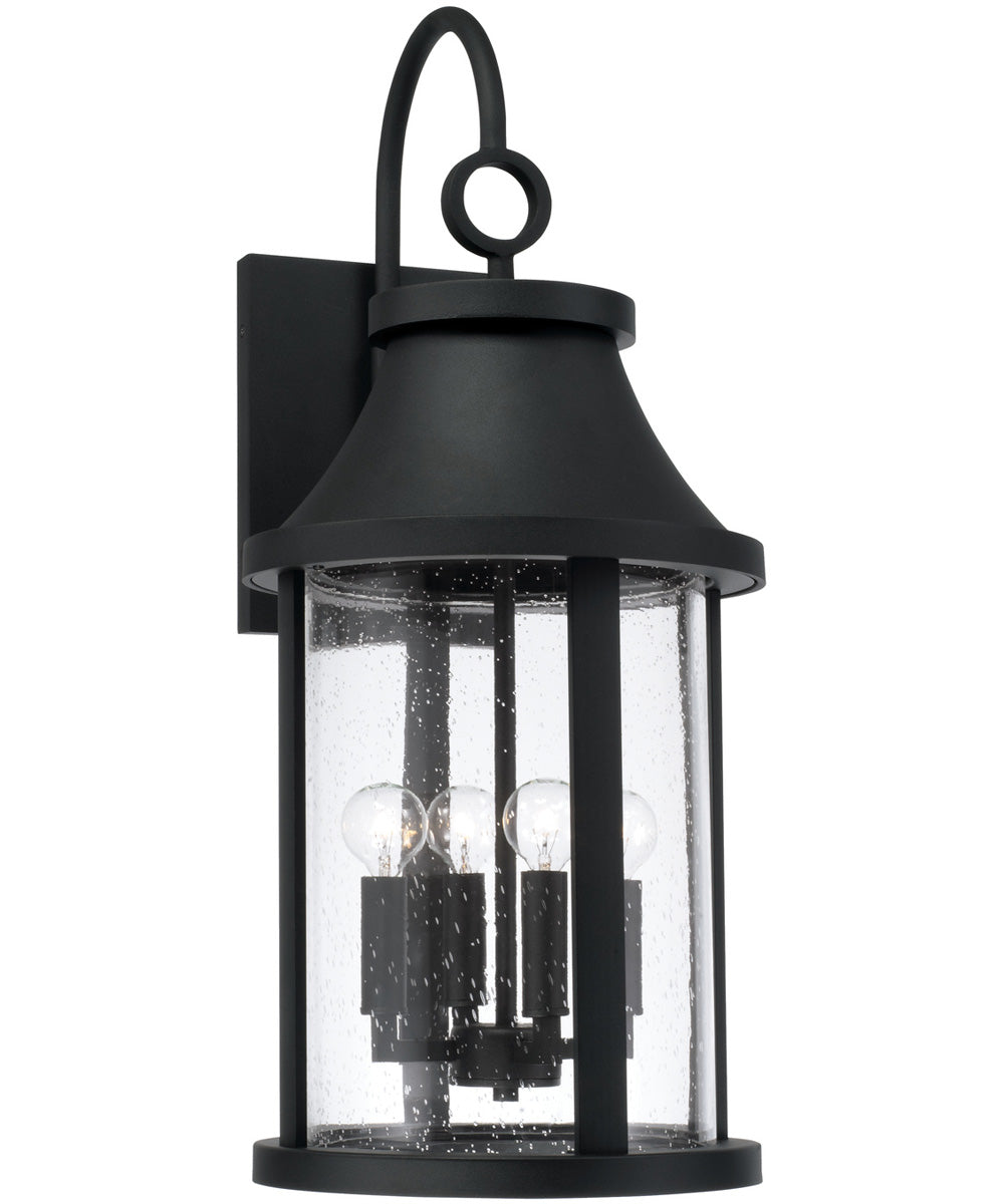 Bridger 4-Light Outdoor Wall-Lantern Black
