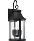 Bridger 4-Light Outdoor Wall-Lantern Black