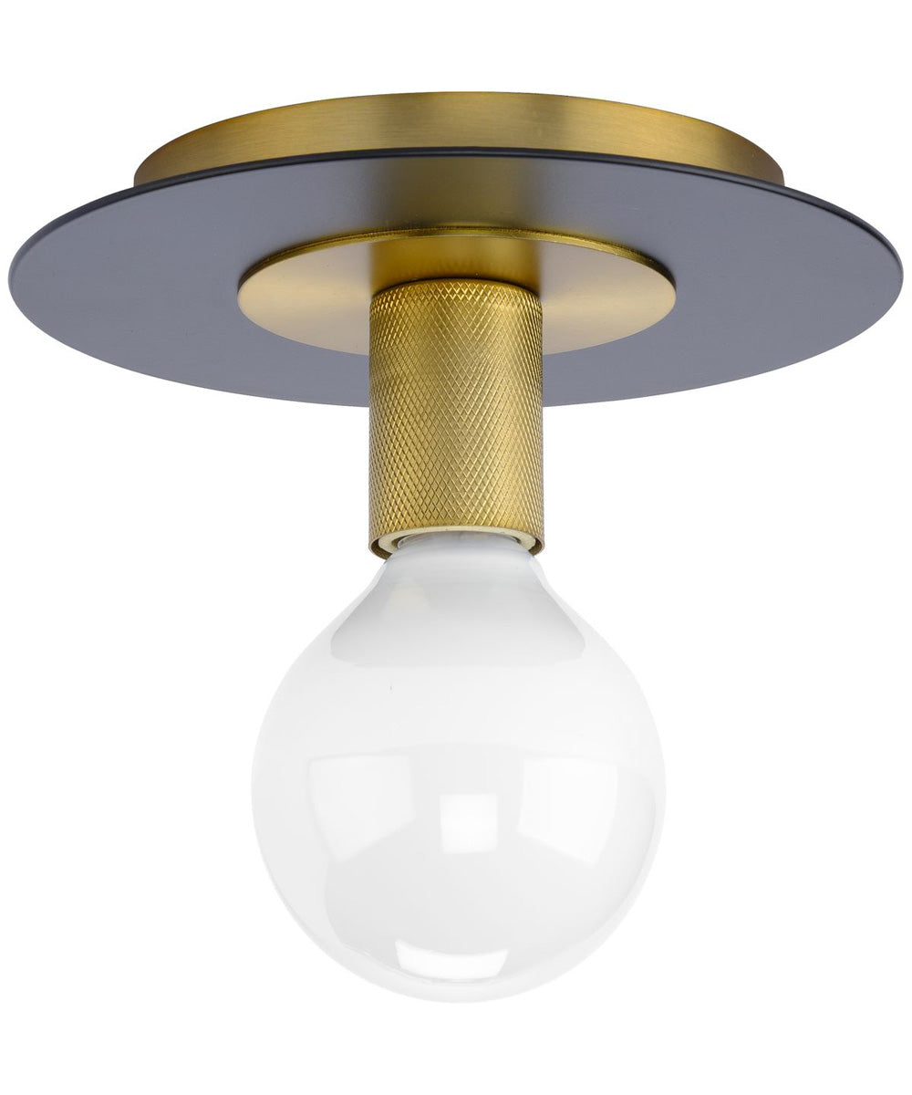 Trimble 1-Light 8" Flush Mount Brushed Bronze