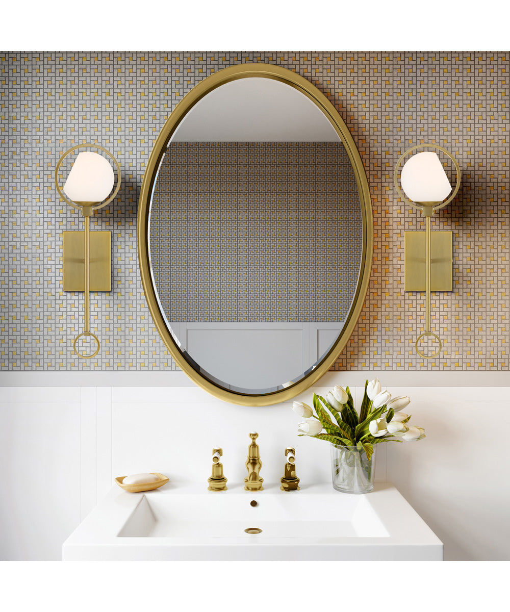 Teatro 1 Light Wall Sconce  Brushed Gold