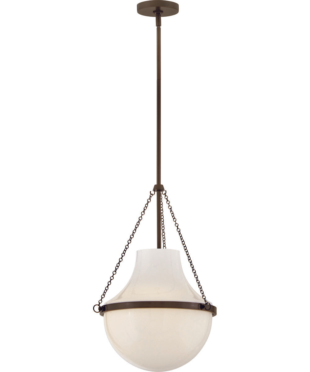Collins 1-Light Medium Pendant in Heritage Bronze