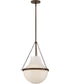 Collins 1-Light Medium Pendant in Heritage Bronze