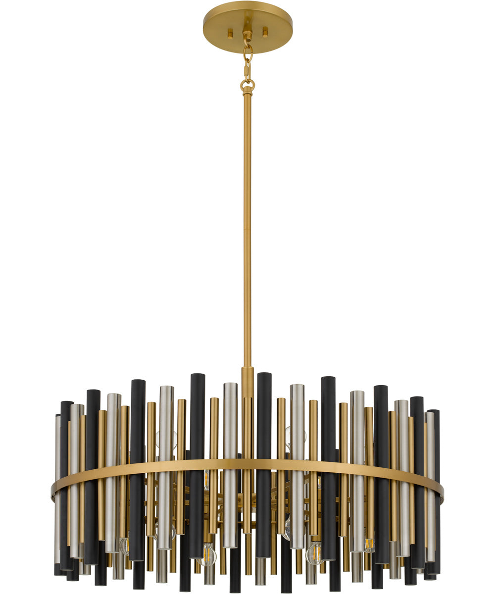 Richards 12-light Pendant Brushed Gold