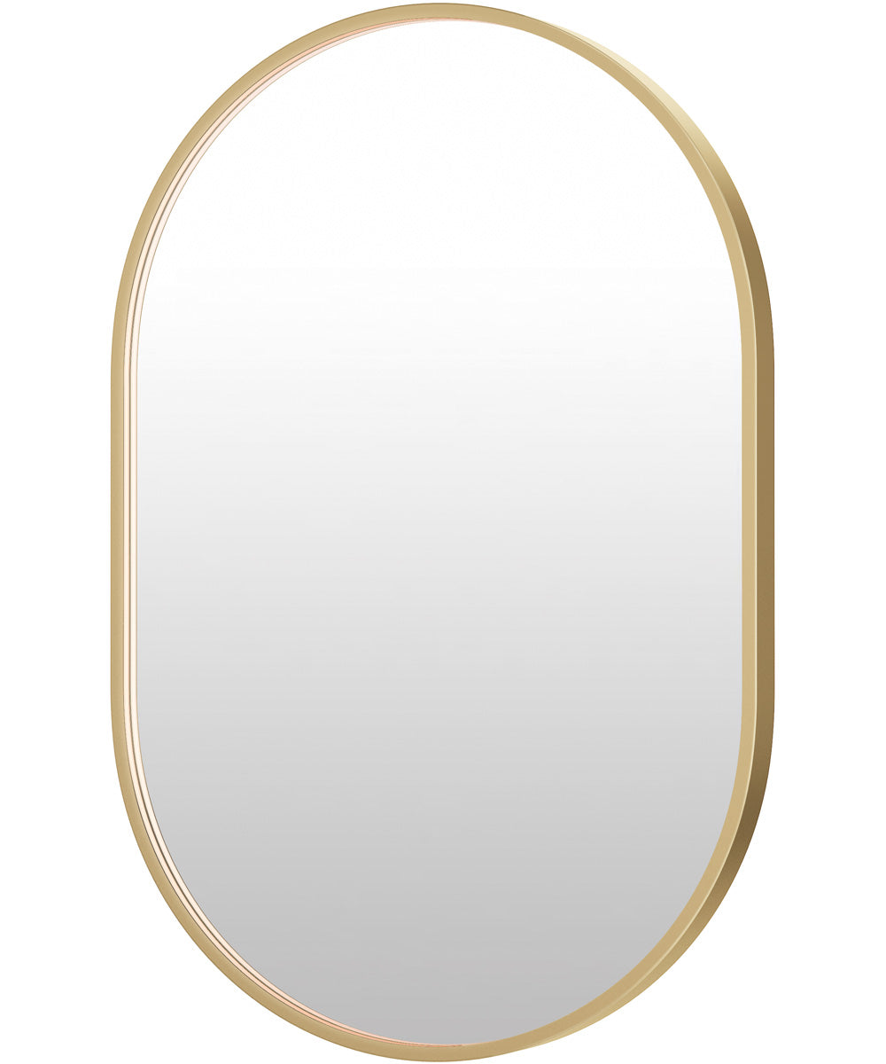 Elisse 24x36 Oval GLD LED MIRROR Gold