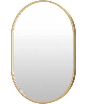 Elisse 24x36 Oval GLD LED MIRROR Gold