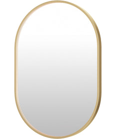 Elisse 24x36 Oval GLD LED MIRROR Gold