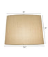 8x10x9 Natural Bombay Tapered Drum Hardback Lampshade