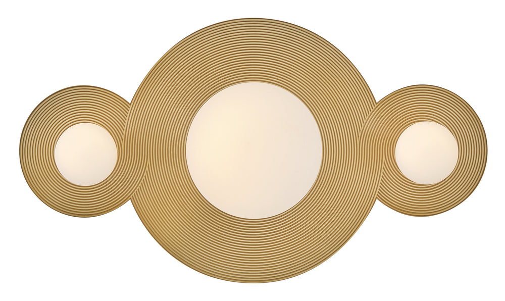Rhea LED-Light Small LED Vanity in Heritage Brass