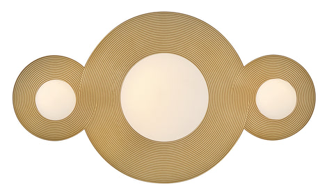 Rhea LED-Light Small LED Vanity in Heritage Brass