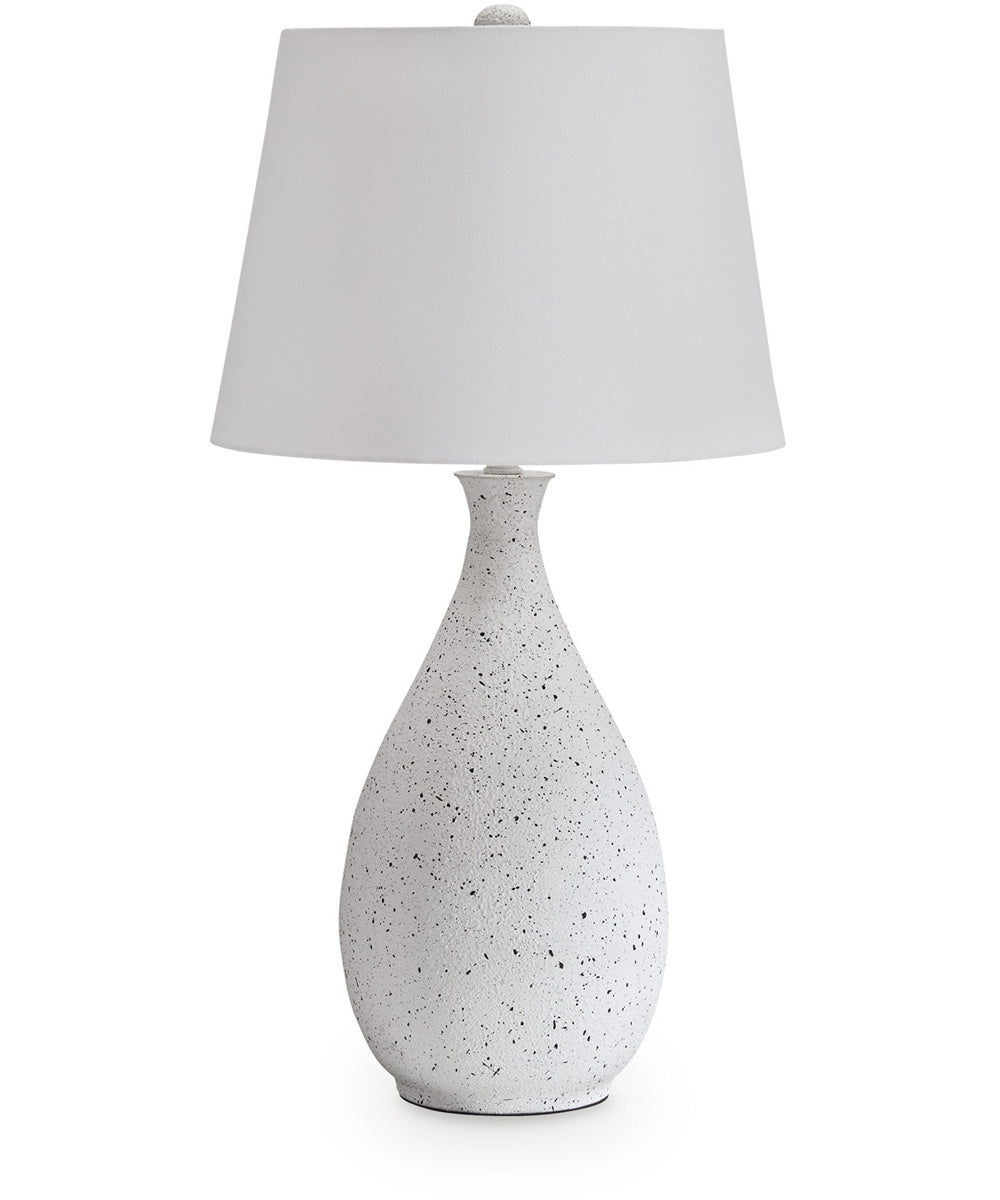 Wyattford Metal Table Lamp White/Black