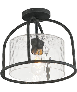 Del Mar 1-Light Semi Flush - Pendant Blacksmith
