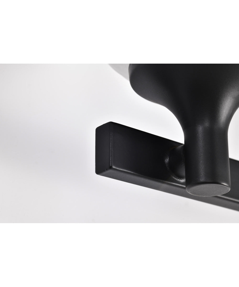 Solara 4-Light Vanity & Wall Matte Black