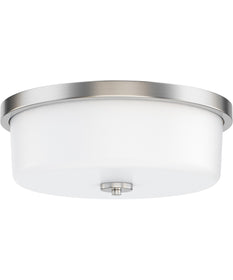 Fuller 3-Light Flush Mount Satin Nickel