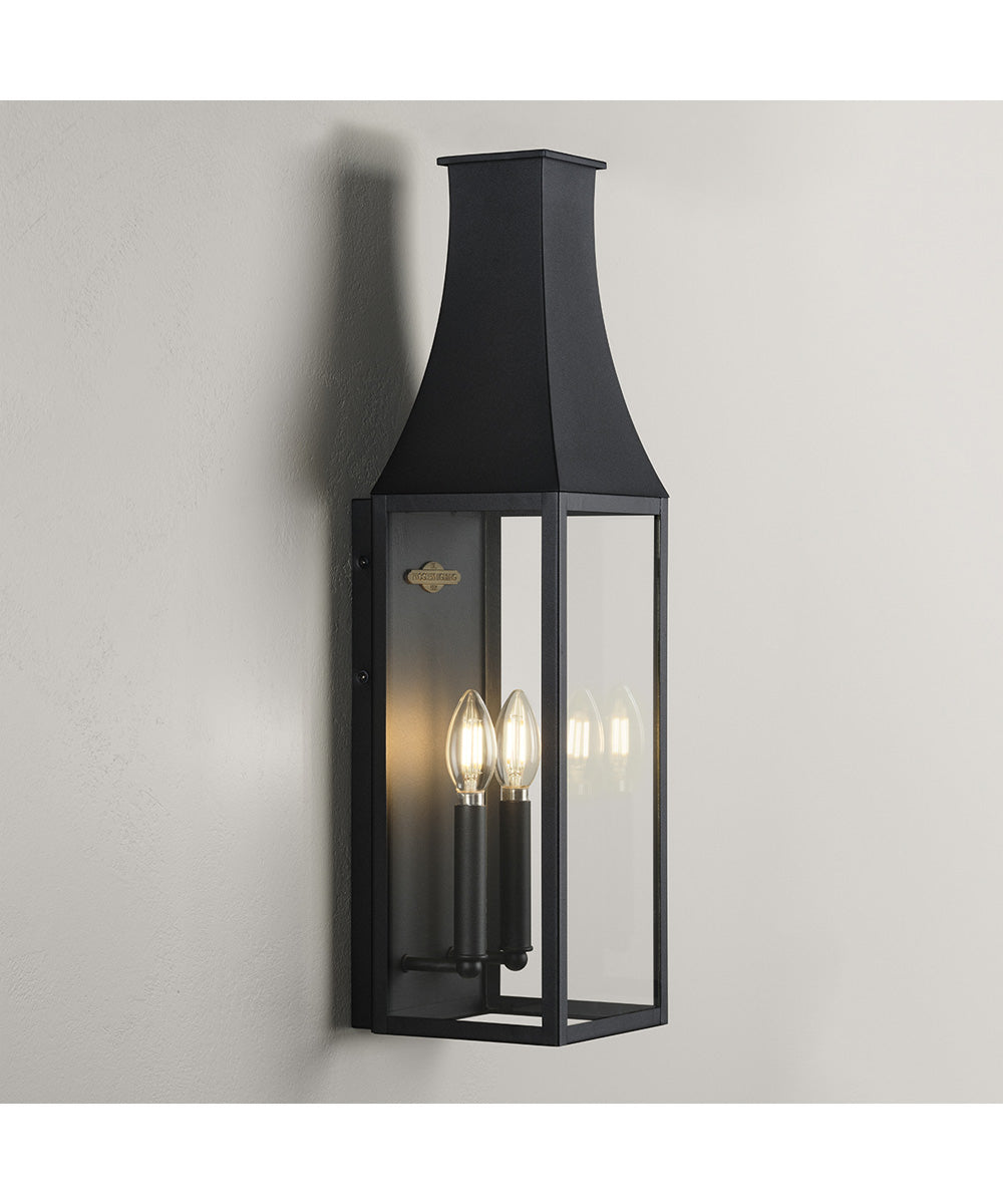 Radcliffe 2-Light Large Outdoor Wall Lantern Black