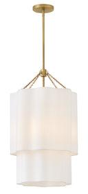 Gwen 4-Light Large Pendant in Lacquered Brass
