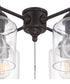 4-Light Accessory Flat Black