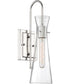 5"W Bahari 1-Light Vanity & Wall Polished Nickel