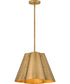 Bowman 1-Light Medium Pendant in Heritage Brass