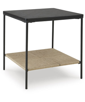 Minrich Accent Table Black/Natural