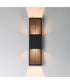 Grate 24 inch LED Outdoor Wall Sconce Black