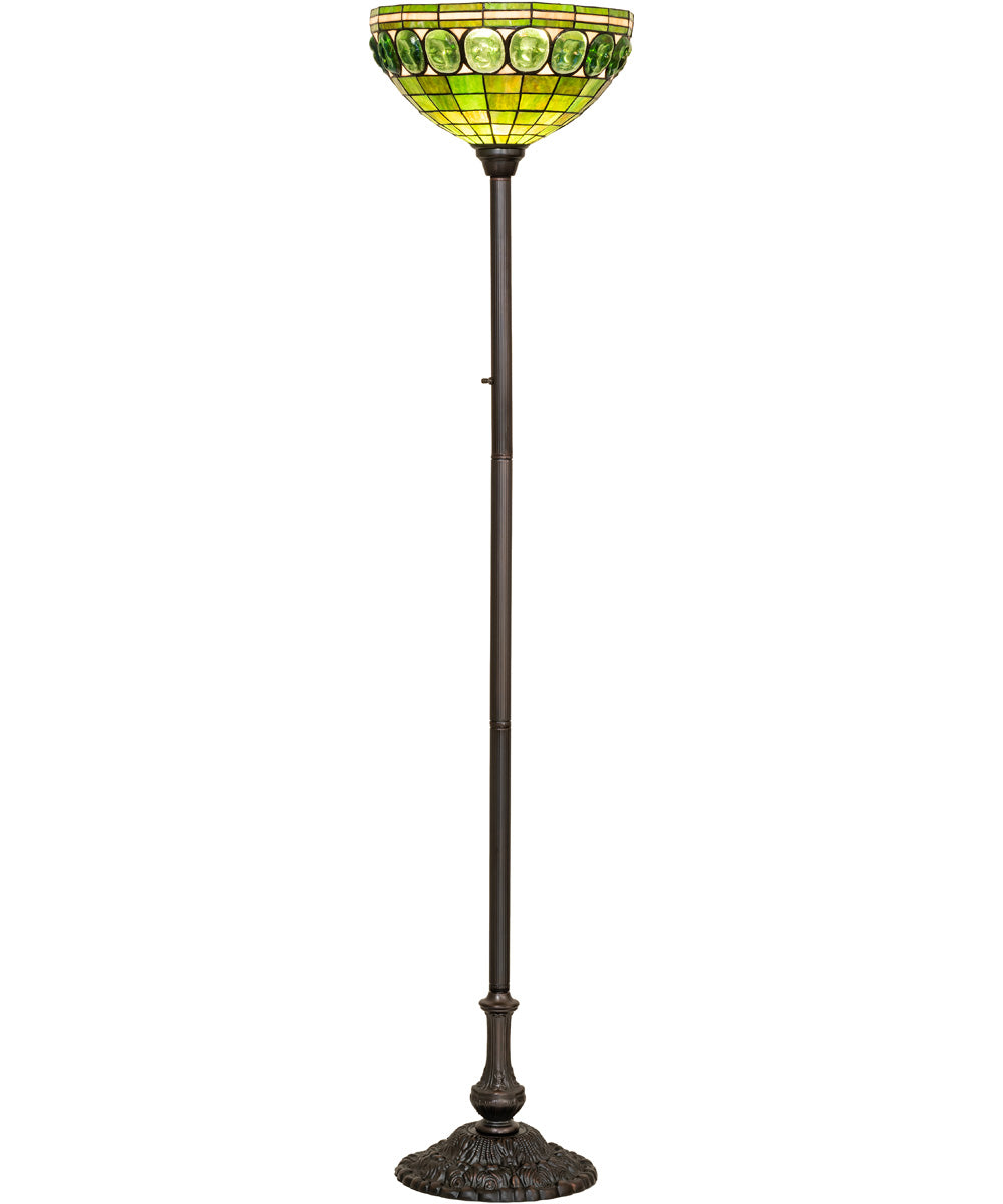 72" High Turtleback Torchiere